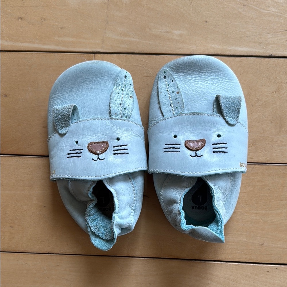 Bobux Soft Sole bunny slippers